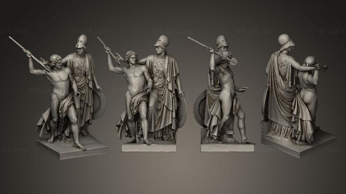 Statues antique and historical (Schlossbruecke_5, STKA_0984) 3D models for cnc